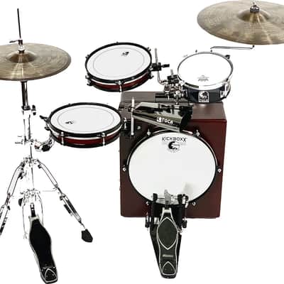 Toca Percussion Kickboxx Suitcase Drum Set with Kickboxx, 10" Snare, 10" Tom, and 3 Acce... image 19
