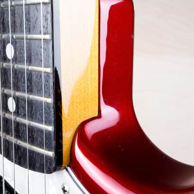 Fender Classic '70s Mustang MIJ 2016 Candy Apple Red Japan w/ Matching Headstock w/ Bag image 18