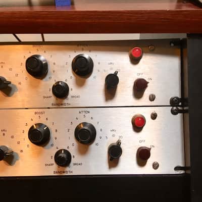 Pultec Eqp-1a-3 mached stereo pair equalizers original vintage image 3