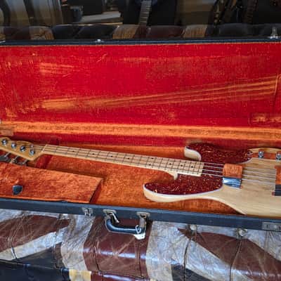 Fender Precision Bass 1957 Artist Owned Ex David Coverdale, Stealers Wheel - Telecaster Headstock, dash serial number, factory natural vintage 50s P-bass, sales receipt image 1