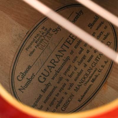 Gibson Style O Artist Sunburst 1924 image 11