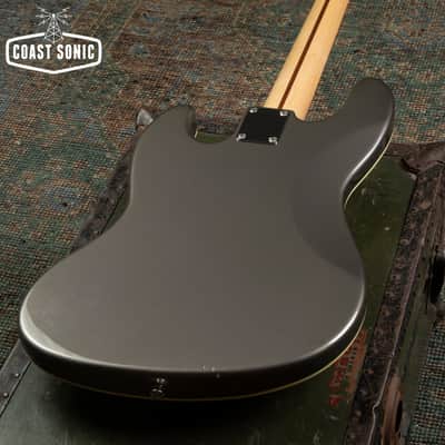 2010 Fender Aerodyne Jazz Bass PJ Made in Japan - Dolphin Grey w/ Matching Headstock image 10