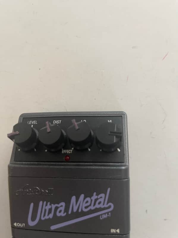Aria Pro II Ultra Metal Distortion Vintage Guitar Effect Pedal +