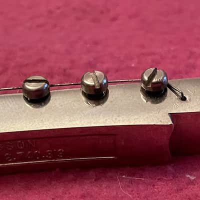 vintage 1970 1972 Gibson ABR1 NICKEL bridge for Les Paul es 335 SG 175 Barney Kessel 150 340 es-125 image 10