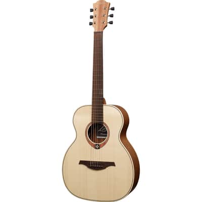 Lag T70TE-NAT Tramontane 70 Travel Solid Sitka Spruce Top Okoume Neck Acoustic-Electric Guitar image 3
