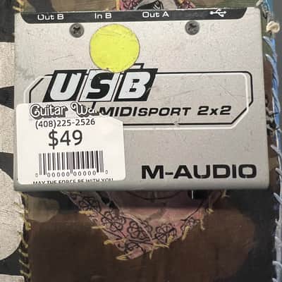 M-Audio USB MIDIsport 2x2 90/2010s - Silver image 1