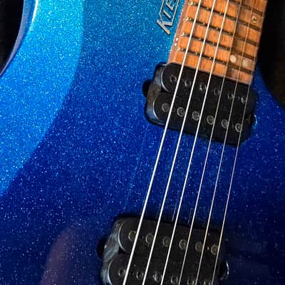 Kiesel Osiris OM6 Multiscale Headless Custom Blue Gradient 6-String Electric Guitar image 14