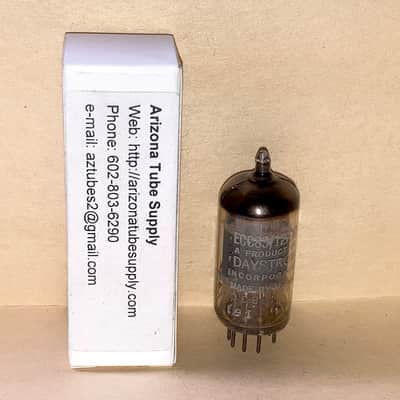 1963 Mullard Blackburn 12AX7 ECC83 Tube, NOS, Tested, I61 B3C4 image 1