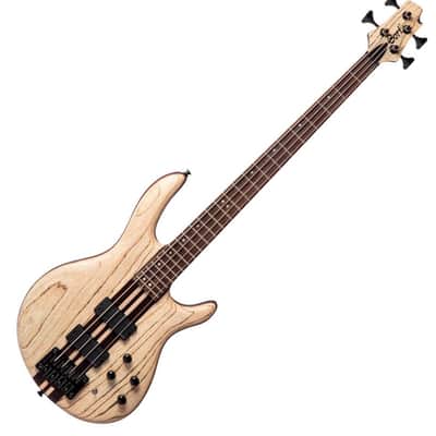 Cort A4 Ultra Ash Natural 4 String Electric Bass Fishman Fluence Hipshot image 1