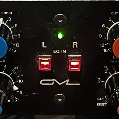 GML 8200 2-Channel Parametric Equalizer with Power Supply 1990s - Black image 8