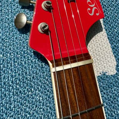 Seüf Guitars Old Hand 10 (OH-10) Offset Style - Fiesta Red image 16