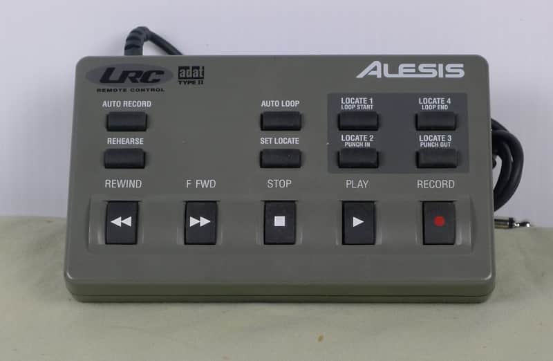 Alesis ADAT LRC (Little Remote Control) Wired Transport Remote — New Old Stock (NOS)