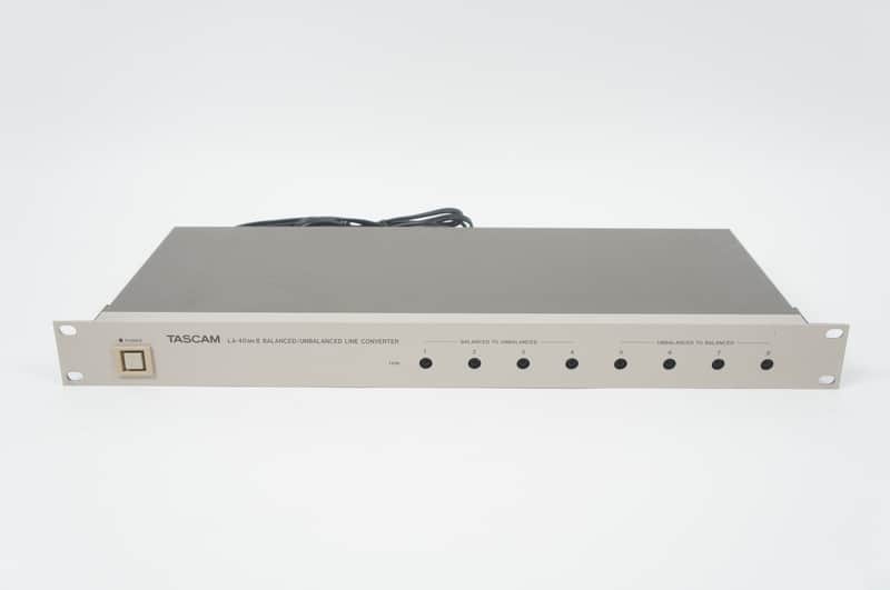 TASCAM LA-40mkII Balanced / Unbalanced Line Converter RCA XLR 8ch DirectBox image 1