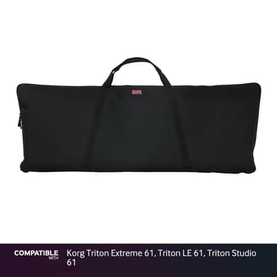 Gator Economy Keyboard Gig Bag for Korg Triton Extreme 61, Triton LE 61, Triton image 1