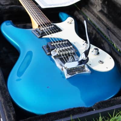 Mosrite USA V65 Mark I 1994 - blue metalic image 2