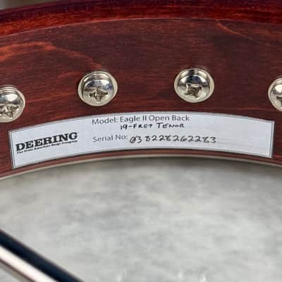 Custom Deering Eagle II 19-Fret Tenor Openback Banjo image 18