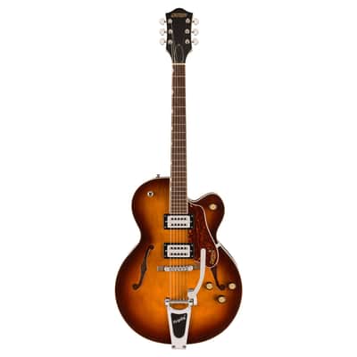Gretsch G2420T Streamliner Hollow Body with Bigsby - Laurel Fingerboard, Broad'Tron BT-3S Pickups, Robusto Burst image 2