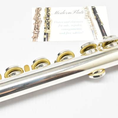 Used Jupiter Capital Edition Student Flute Silver Plated Offset G & C Foot w/ D# Roller Just Serviced image 8
