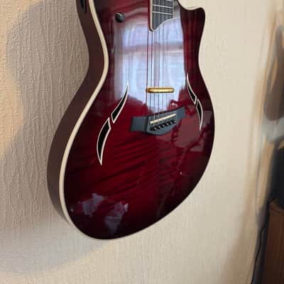 Taylor T5-C1 Custom Maple 2007 - Translucent Red image 2