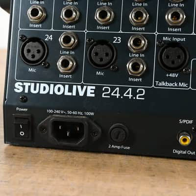 PreSonus StudioLive 24.4.2 24-Channel Digital Audio Mixer CG015C7 imagen 12