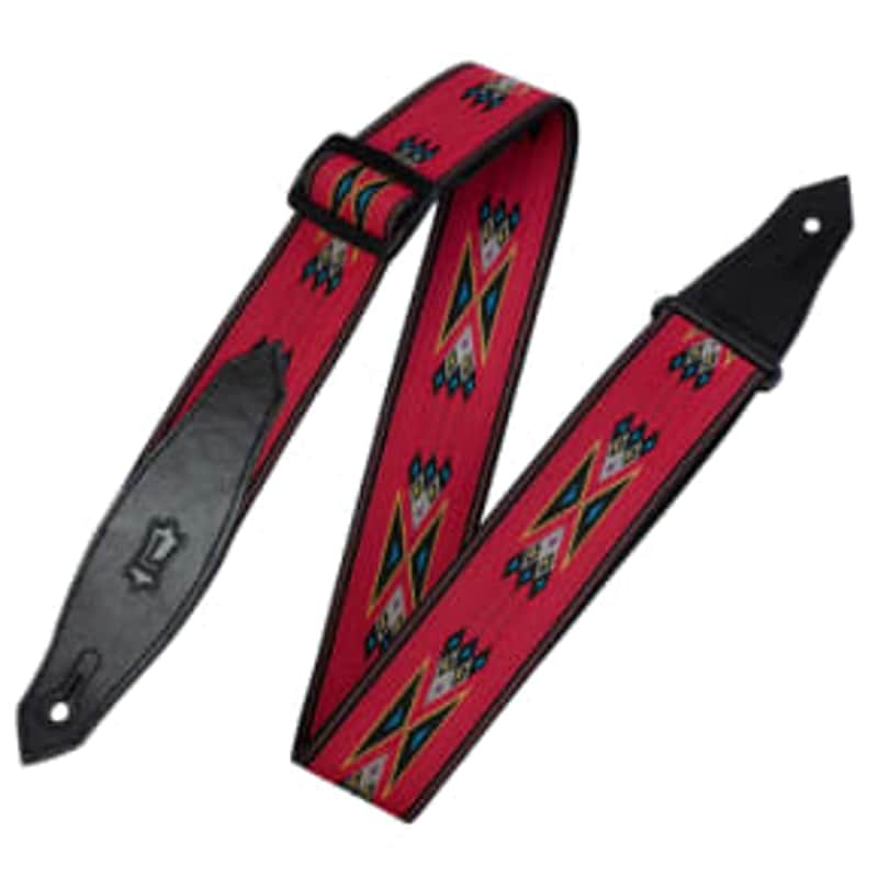 Levy’s Leather’s Tribal Rhythms Series Guitar Strap, MSSN80-RE…
