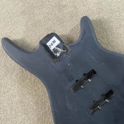 Black 4 String Electric Bass Basswood Body image 6