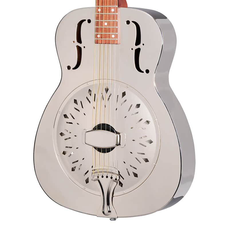 Epiphone Dobro Hound Dog M-14 Metal Body - Nickel image 1