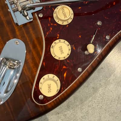 Fender Rarities Series Flame Maple Top Stratocaster with Rosewood Neck, Maple Fretboard 2019 - Golden Brown image 4
