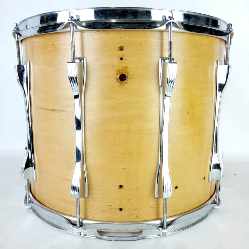 Ludwig 12x15" Challenger II #1163 Snare Drum/Tenor Tom Project Natural Maple 70s image 1