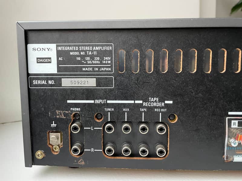 Sony TA-11 - refurbished, near mint! (1974-1978) | Reverb