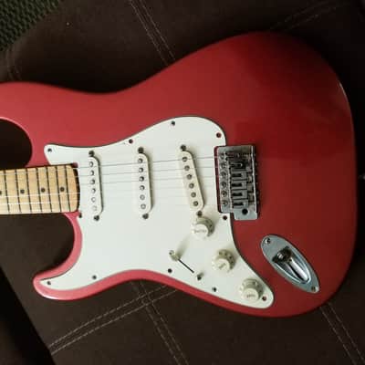 Left Handed Kramer Focus 2002 RED SPARKLE Fender USA PICKGUARD ELECTRONICS AND PICKUPS !! image 2