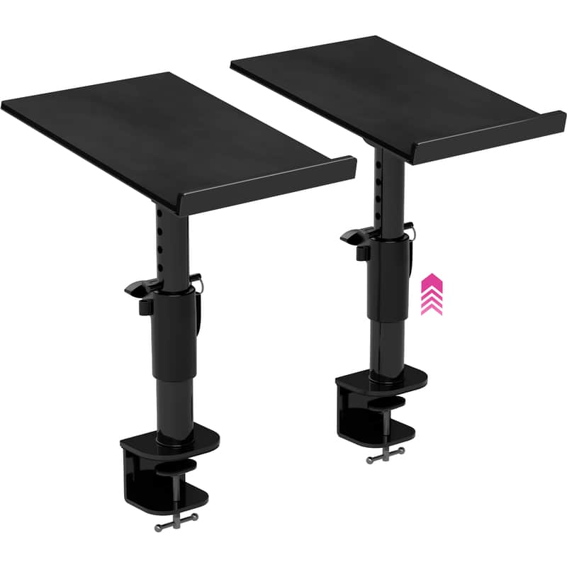 Liquid Stands Clamp-on Adjustable Studio Speaker Monitor Stands with Tilt image 1
