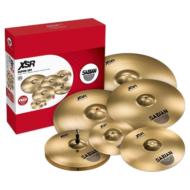 Sabian XSR5007SB Super 10" / 14" / 14" / 16" / 18" / 20" Cymbal Pack image 1