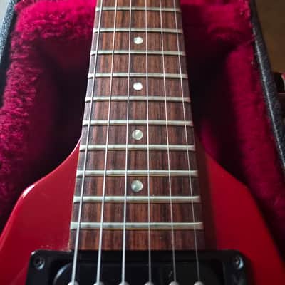1985 Gibson Flying V I Ferrari Red with Kahler image 14