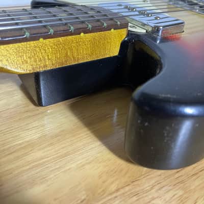 Double Cut LP Telecaster Thinline Sunburst - Nitro Relic Hybrid Guitar + Case image 5