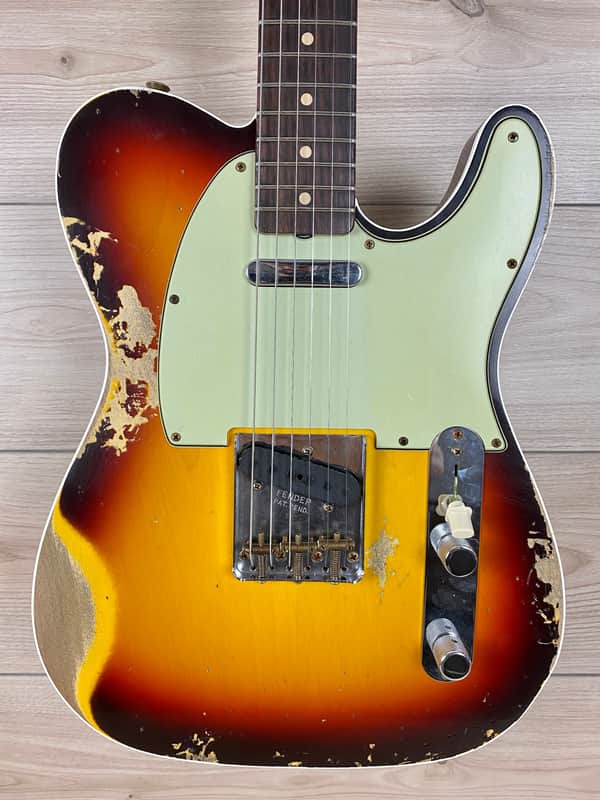 Fender Custom Shop 1960 Telecaster Custom Heavy Relic - Chocolate 3-Tone Sunburst image 1