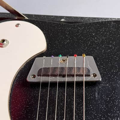 Silvertone 1448 With Case Amp 1962 - 1967 - Black image 8