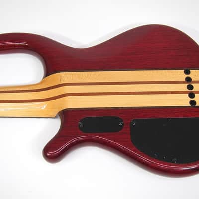 1976 USA Custom Made Electric Bass American Flag Model Red White & Blue Stars & Stripes Inlay wOHSC image 11