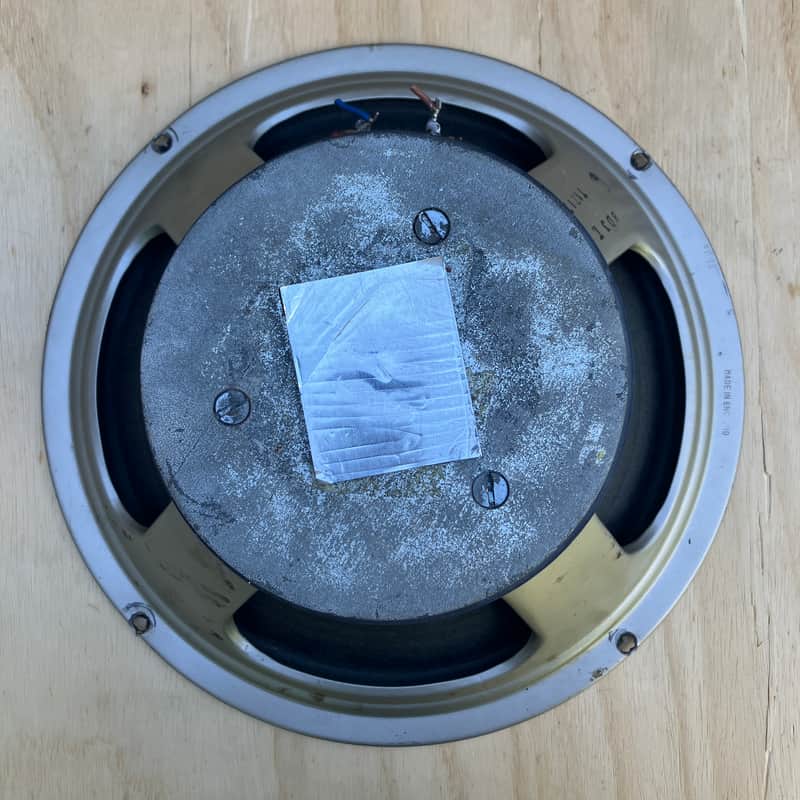 Vintage 1971 Celestion Greenback G12H 30w 16ohm 75hZ T1217 12" Speaker image 1