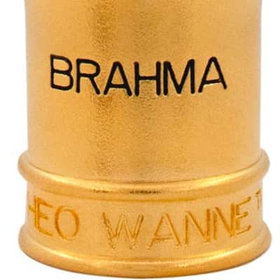 Theo Wanne Brahma Tenor Saxophone Mouthpiece - 6* Gold-plated image 1