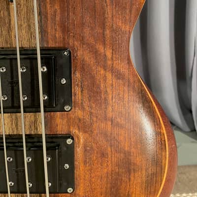 Wal Custom 1983 MKI Mark1 Fretless Bass Left Handed With Flamed Hydua Facings (Original Owner) image 4