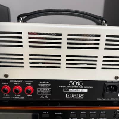 Gurus Amps 5015 Amplifier Head 2010s - WHITE image 3