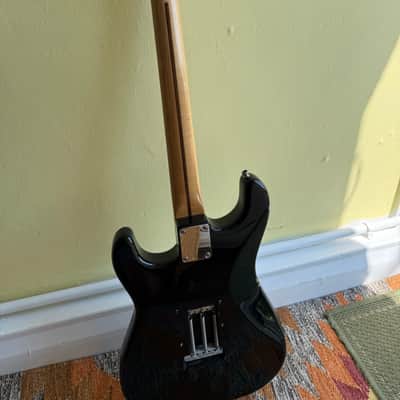 Squier by Fender Japan Fujigen Strat 1986 - Black poly with maple neck and fingerboard image 4