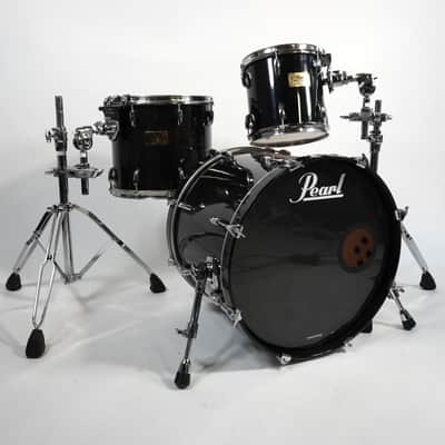 Pearl Masters Custom 3-Piece Drum Kit in Black image 1