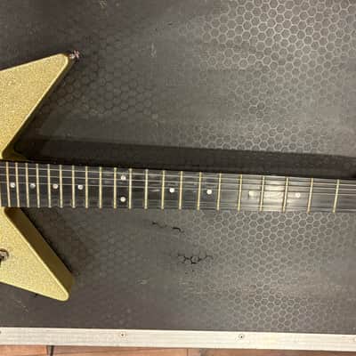 John Birch Custom made Star Guitar 1980’s - Gold Sparkle image 2