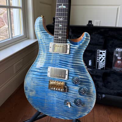 2025 PRS DGT Dave Grissom Signature 10 Top Birds - Faded Blue Jean image 4