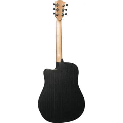 Lag T70DCE-B&B Tramontane 70 Dreadnought Cutaway Solid Sitka Spruce Top Okoume Neck 6-String Acoustic-Electric Guitar image 2