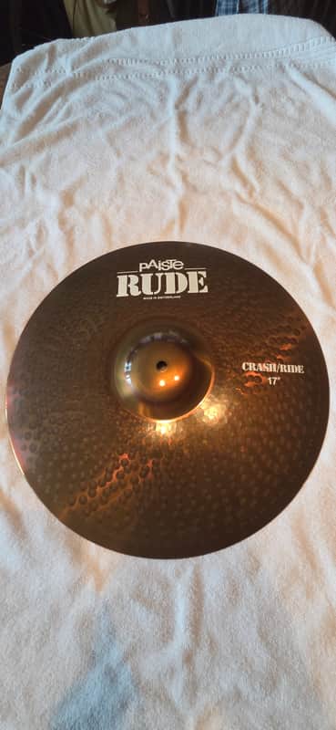 Paiste 17" RUDE Crash/Ride Cymbal 2023 approx image 1
