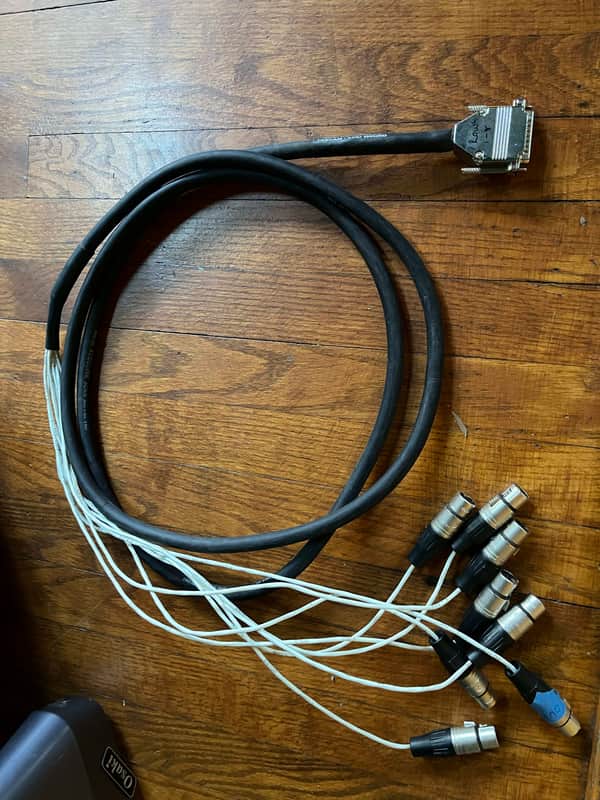 Proco Acculink ACN8 DB25 to Female XLR 8 Channel 10' Snake image 1
