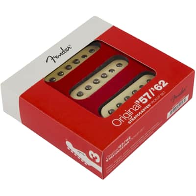 Fender Pure Vintage '57/'62 Stratocaster® Pickup Set, Aged White, 0992117000 image 2